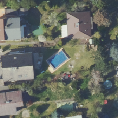Eckiger Pool