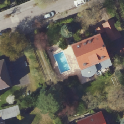 Eckiger Pool